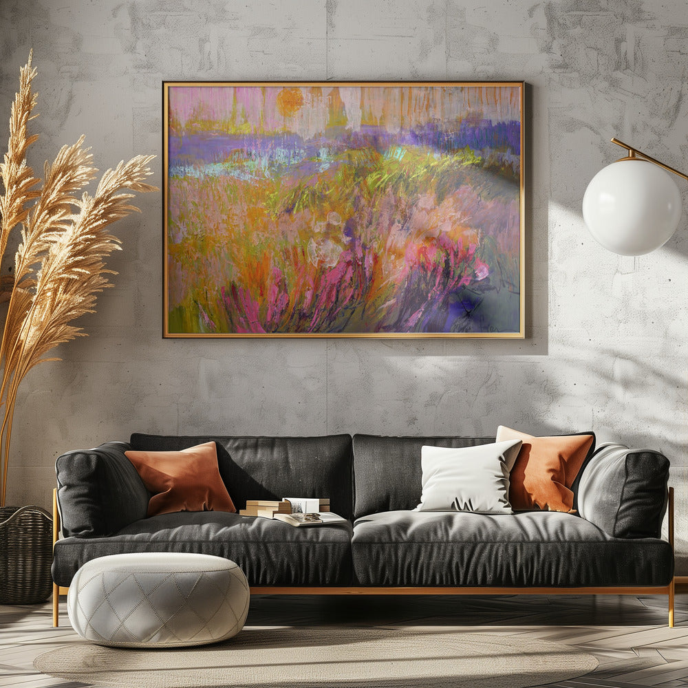 Zonovergoten wildernis | Canvas