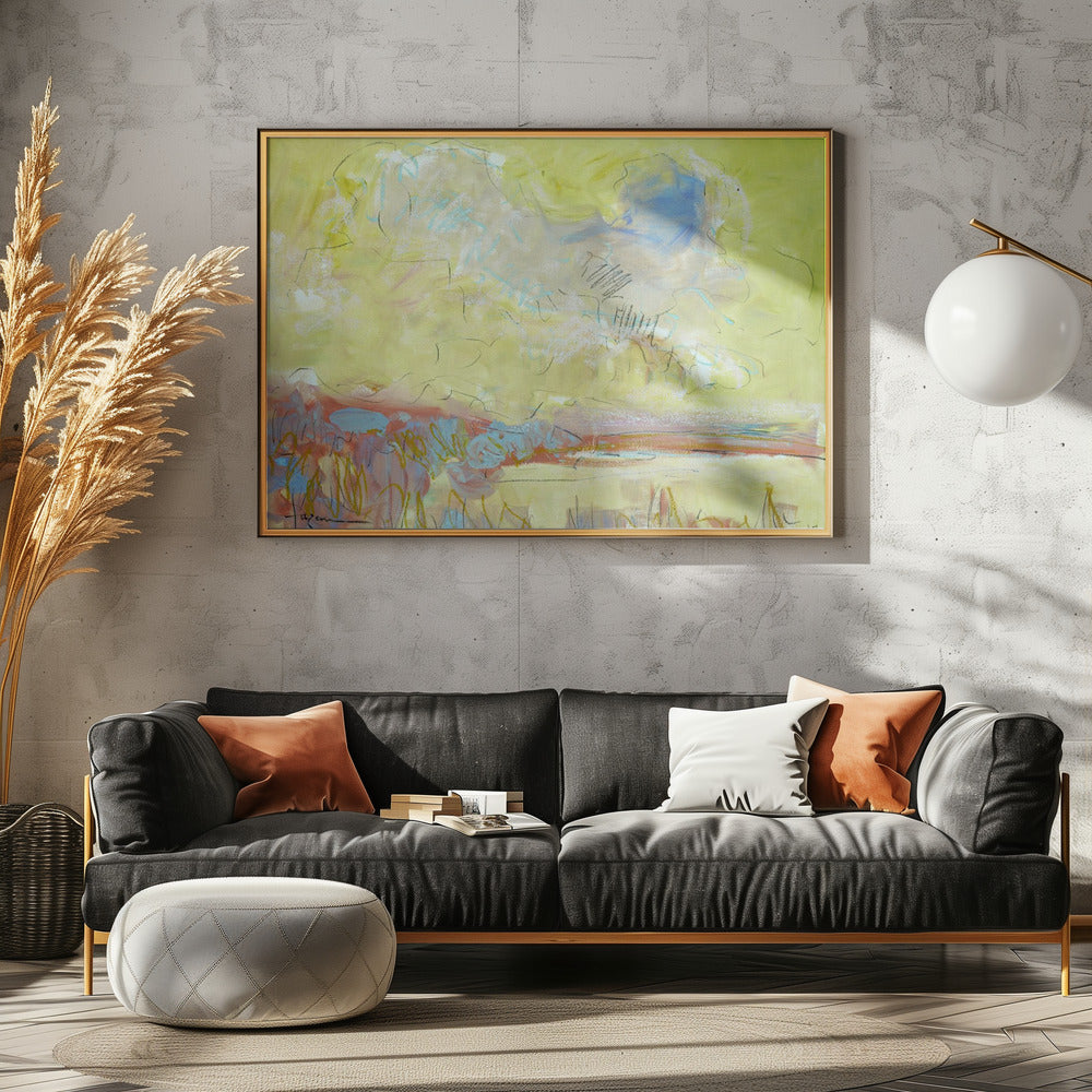 Abstract Landschap Horizons | Canvas