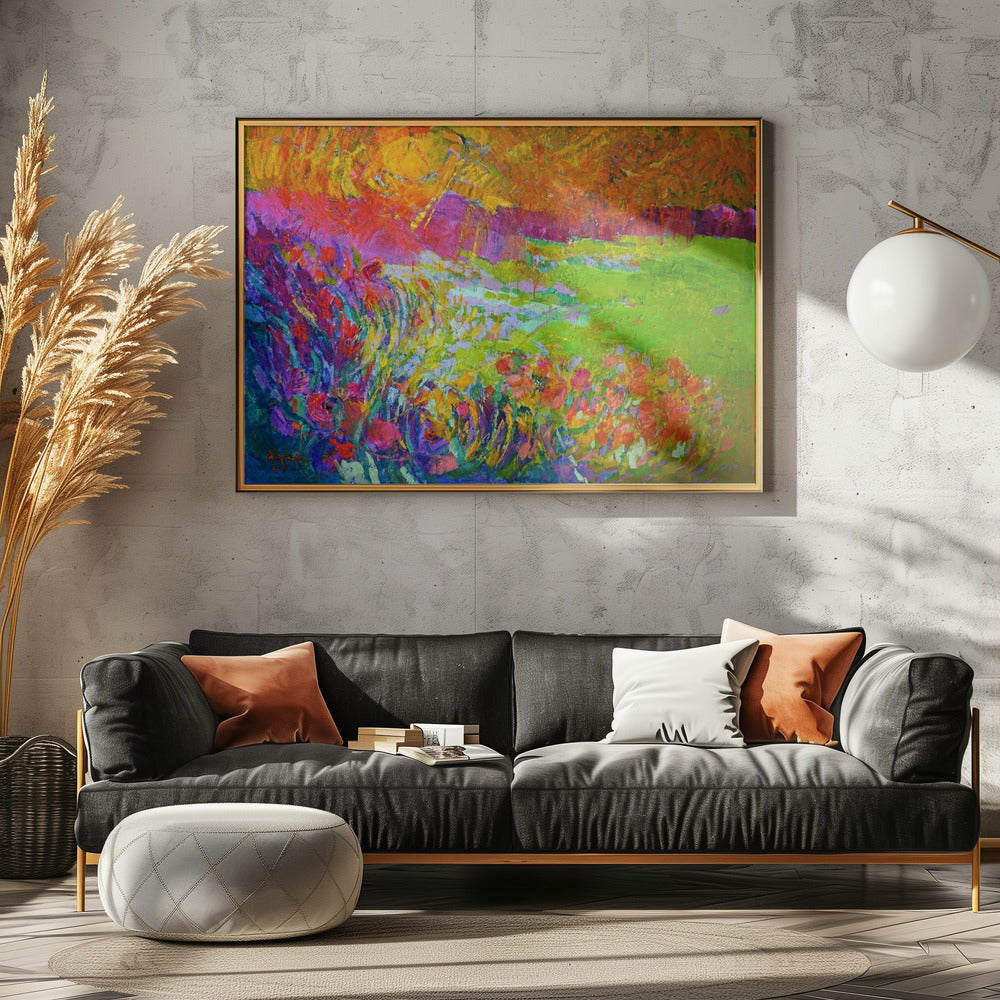 Levendige tuinharmonie | Canvas