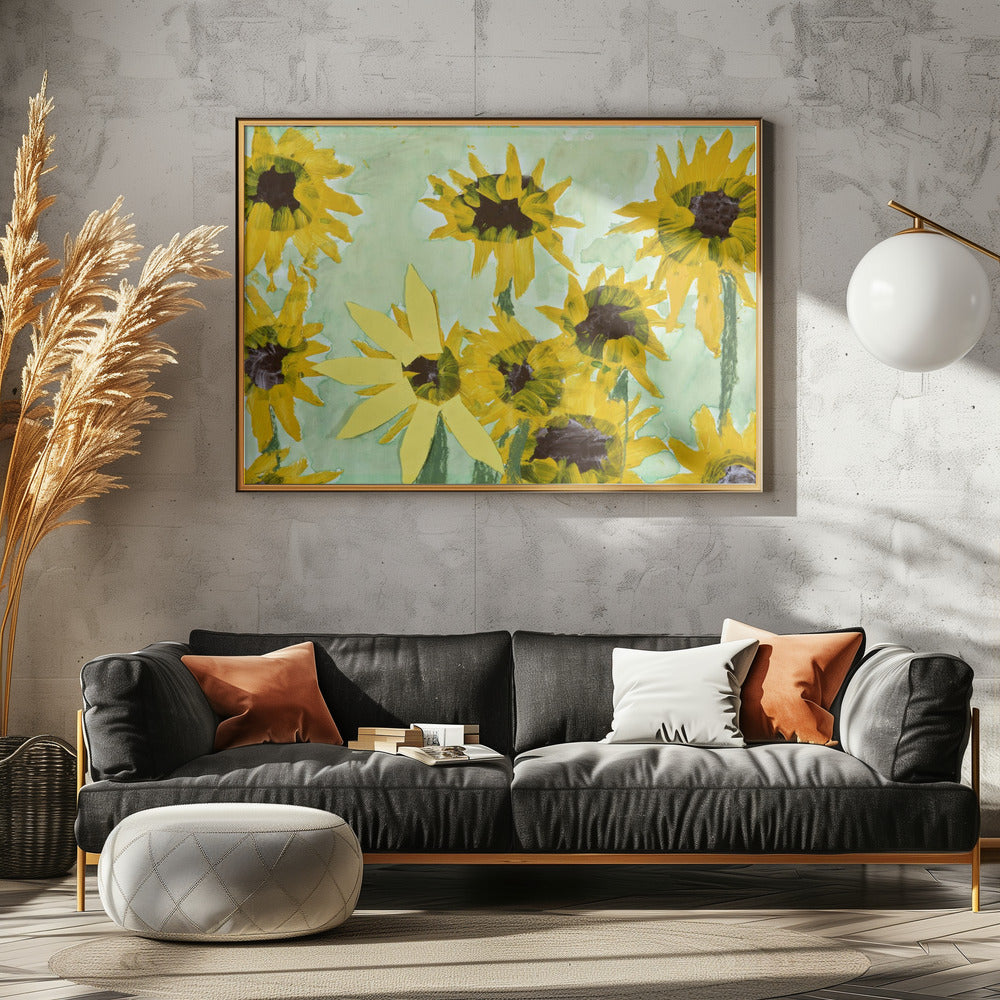 Suikerbloemen van Jam | Canvas