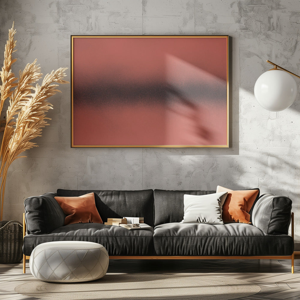 Glimp van Zwart | Canvas