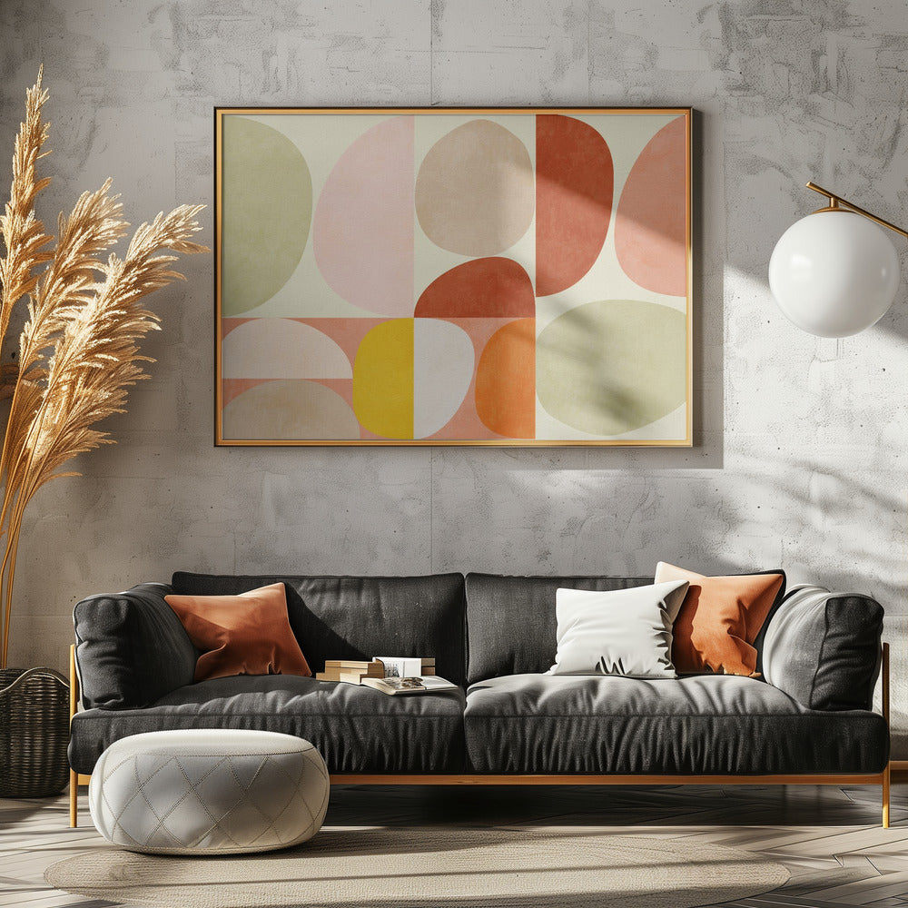 Pastelgeometrie | Canvas