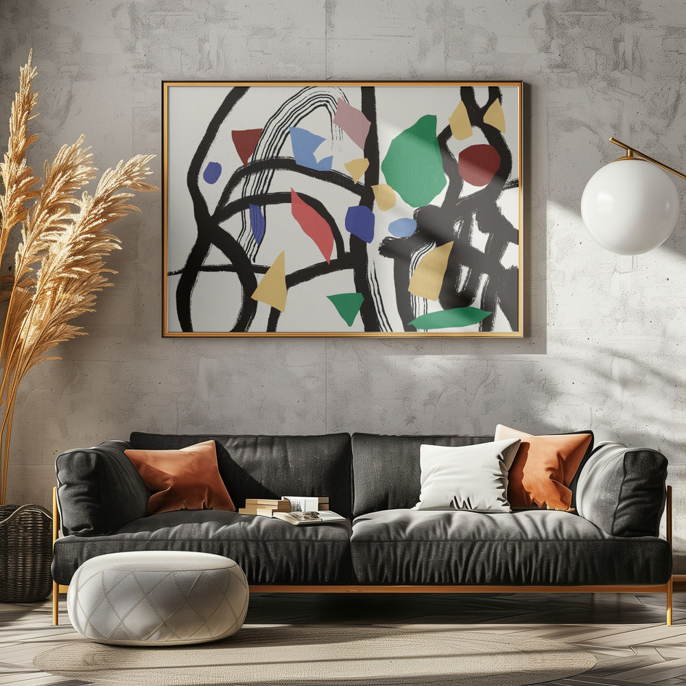 Kleurrijke Chaos | Poster