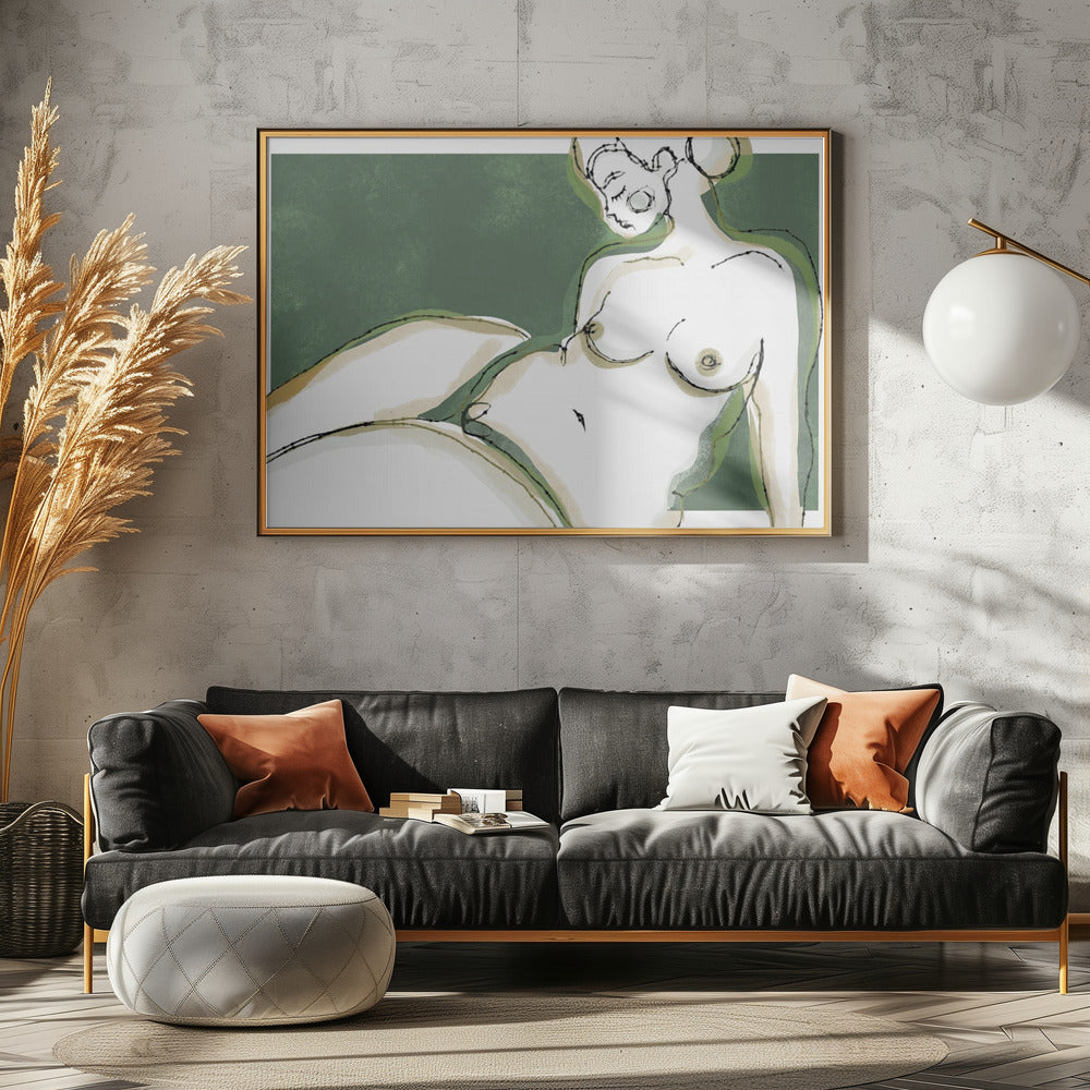 Serene contouren | Canvas