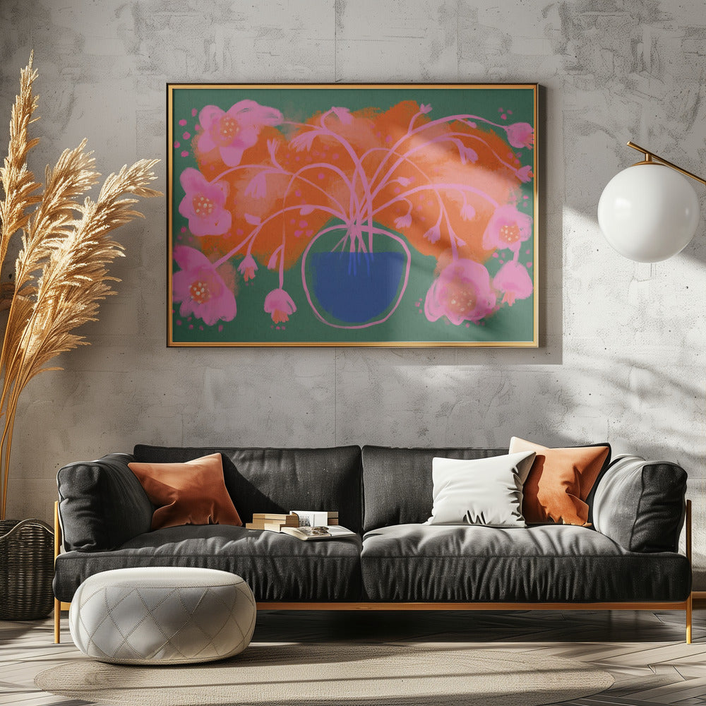 Bloemenuitbarsting Symfonie | Canvas