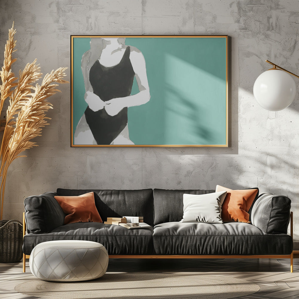 Zwemmen nr. 1 | Canvas