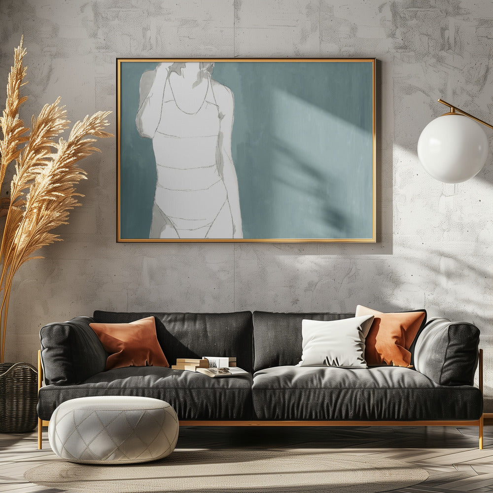 Zwemmen nr. 2 | Canvas