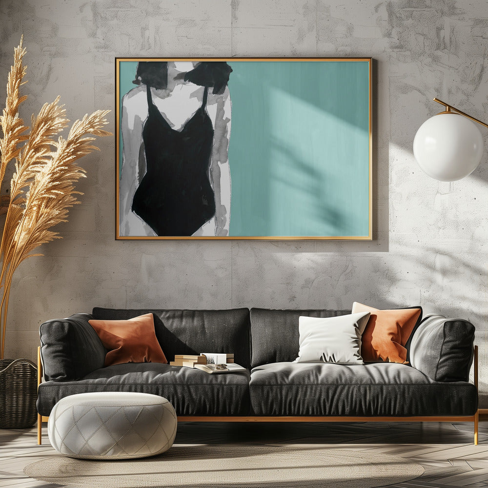 Zwemmen nr. 3 | Canvas