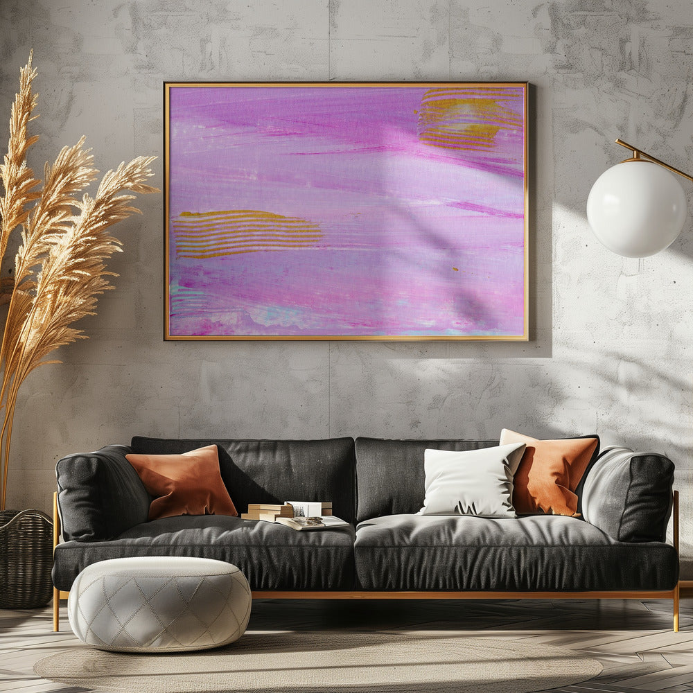 Kleurrijke horizontale strepen | Canvas