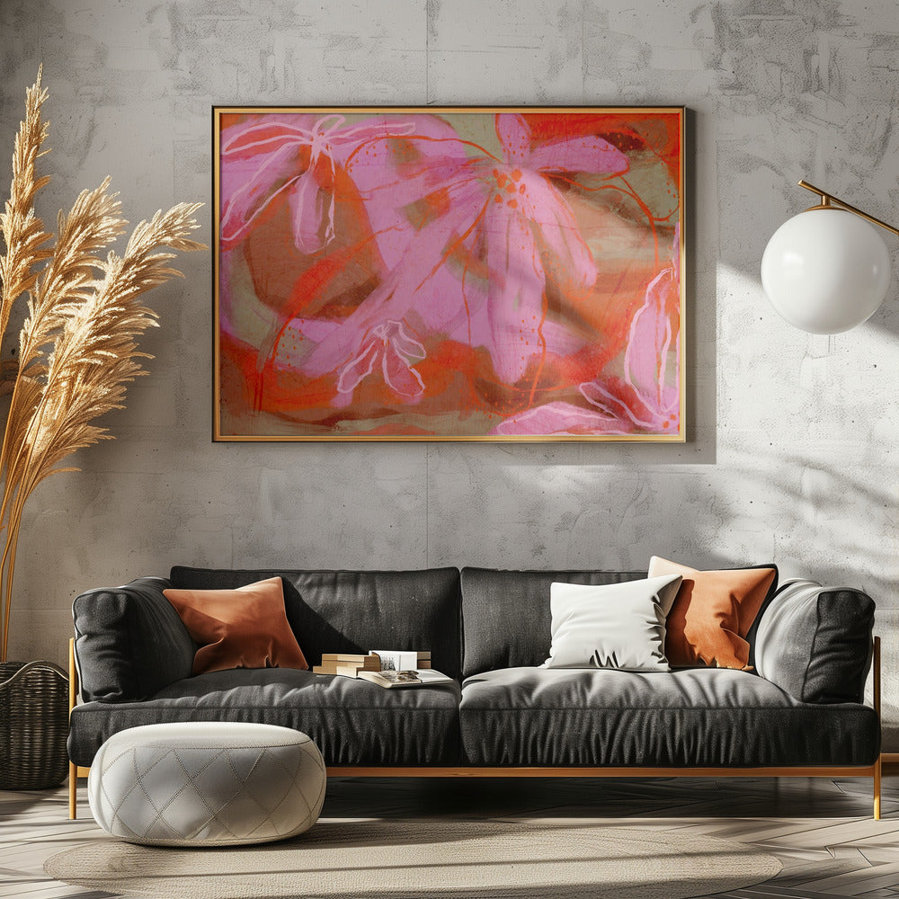 Bloemblaadjesfluisteringen | Canvas