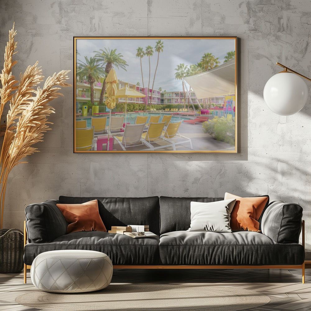 Zwembad bij het Saguaro Hotel - Palm Springs | Canvas