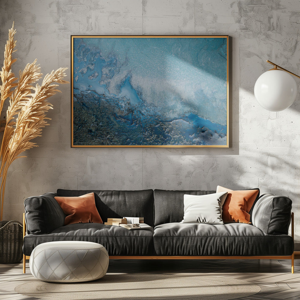Soft Blue - Cyan Waters | Canvas