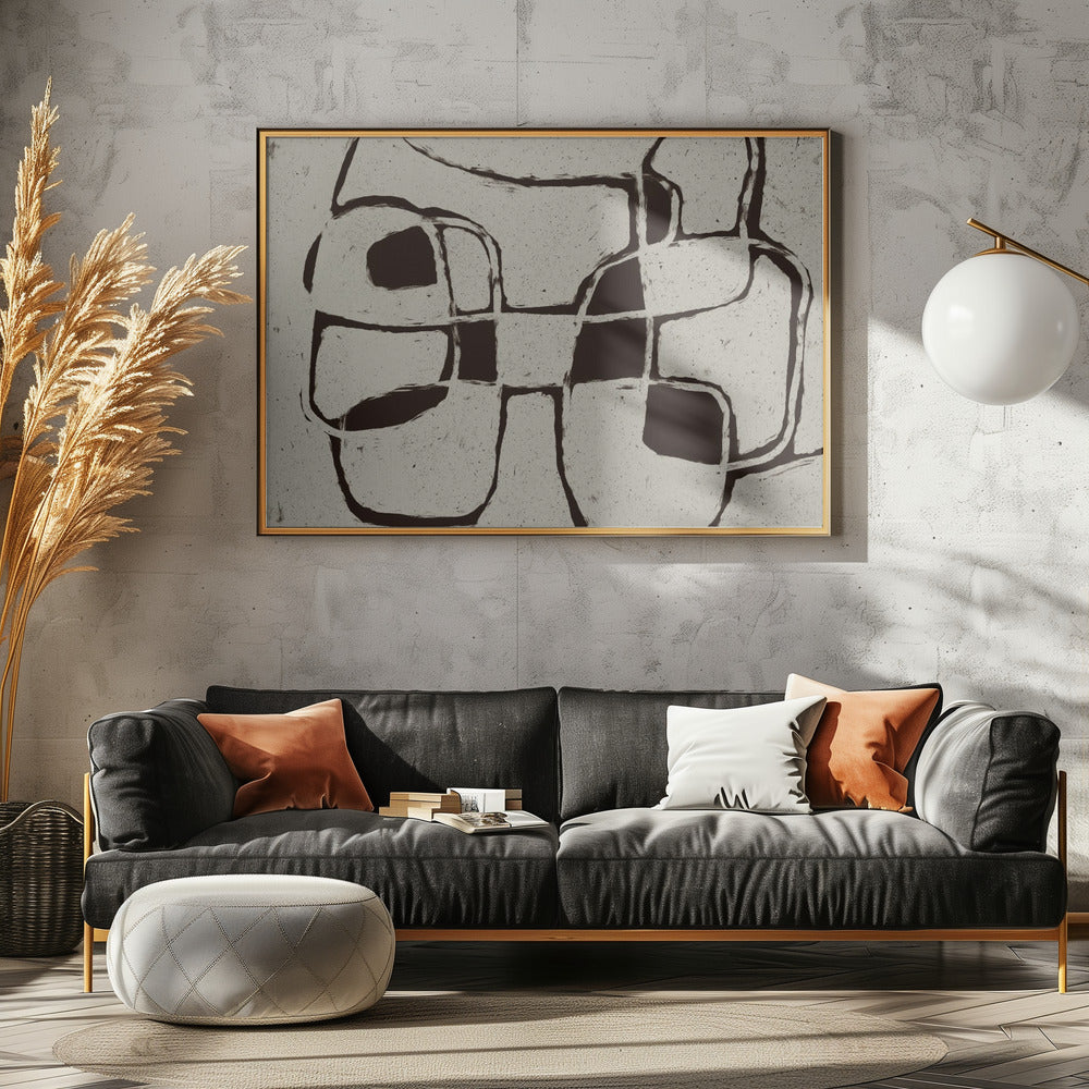 Verweven paden | Canvas