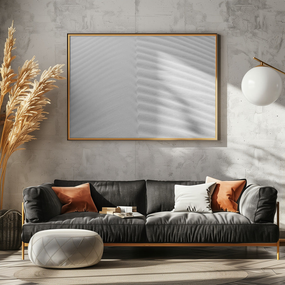 Minimalistische zandduin | Poster
