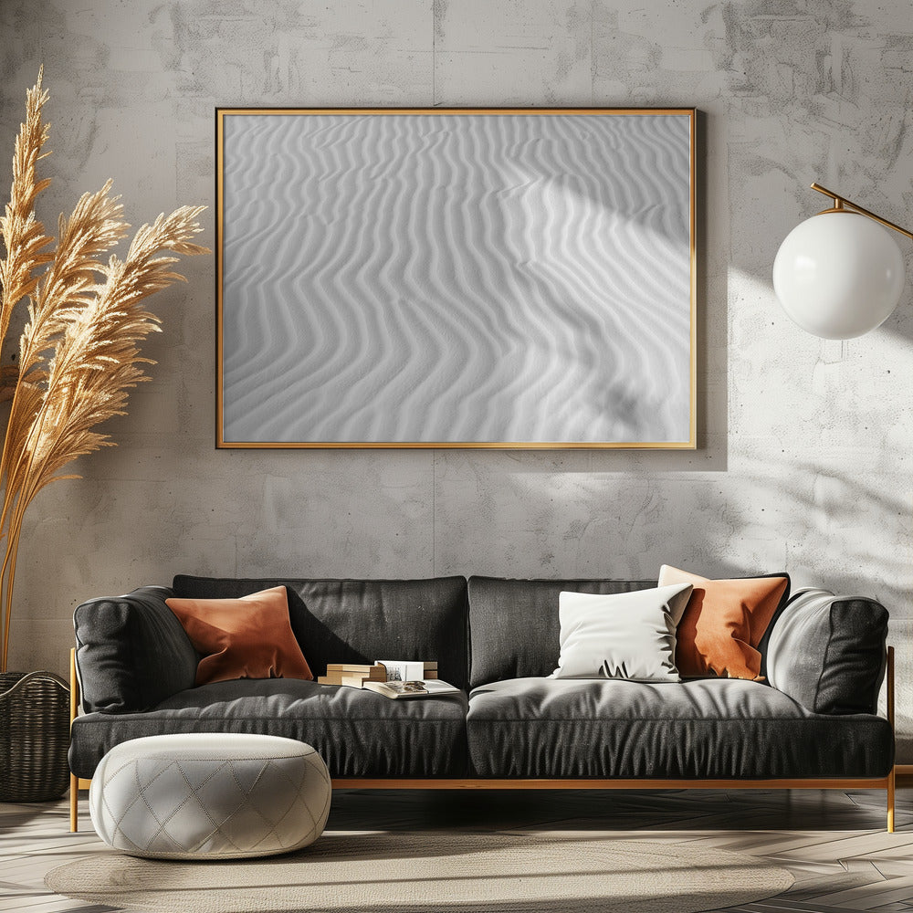 Minimalistische zandduin 2 | Poster