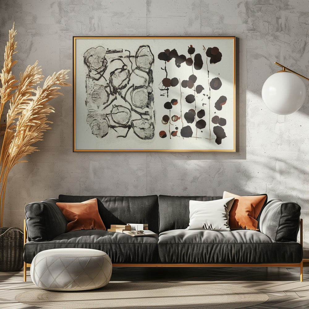 Abstracte symmetrie | Canvas
