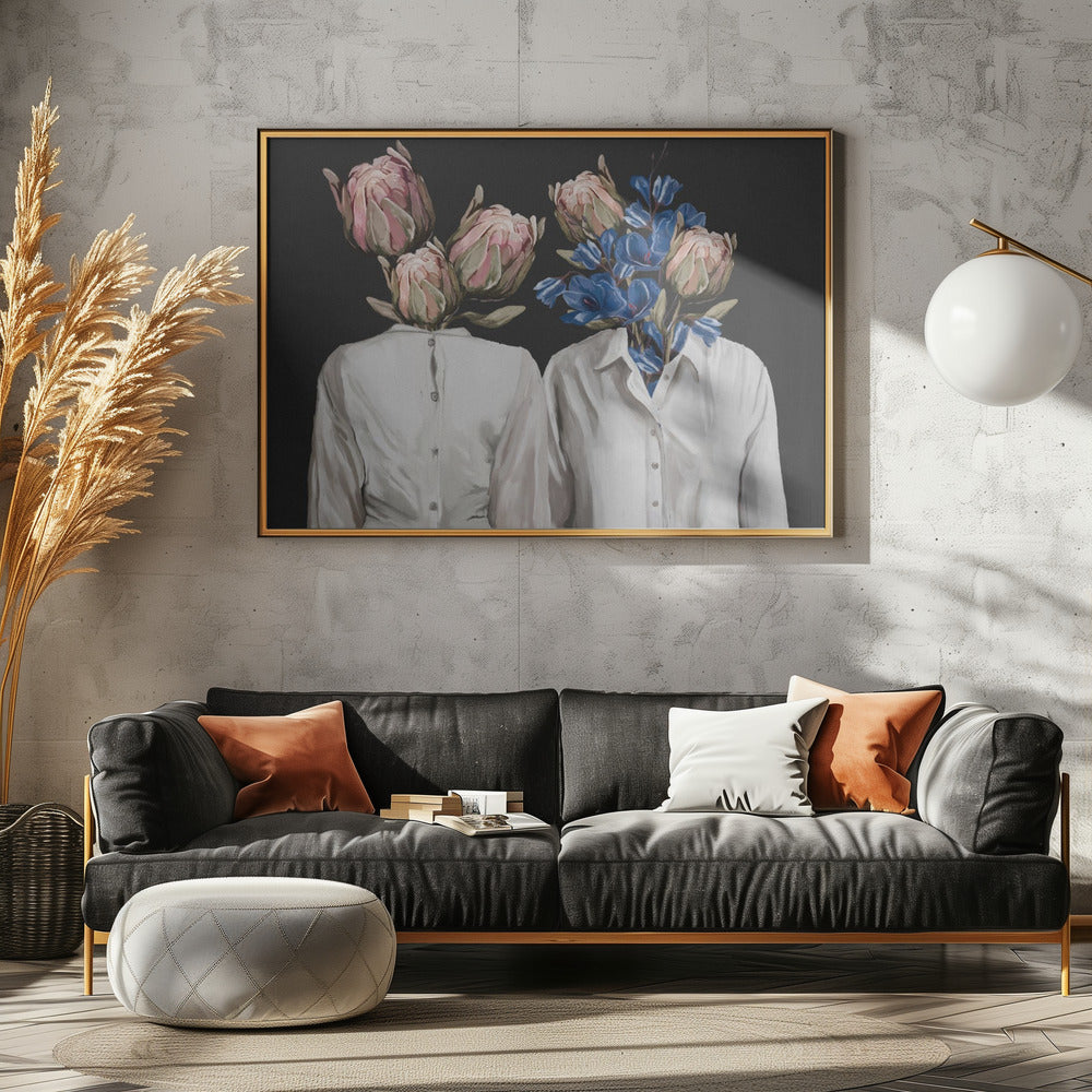 Onbekend Verlangen Nr. III (donkere versie) | Canvas