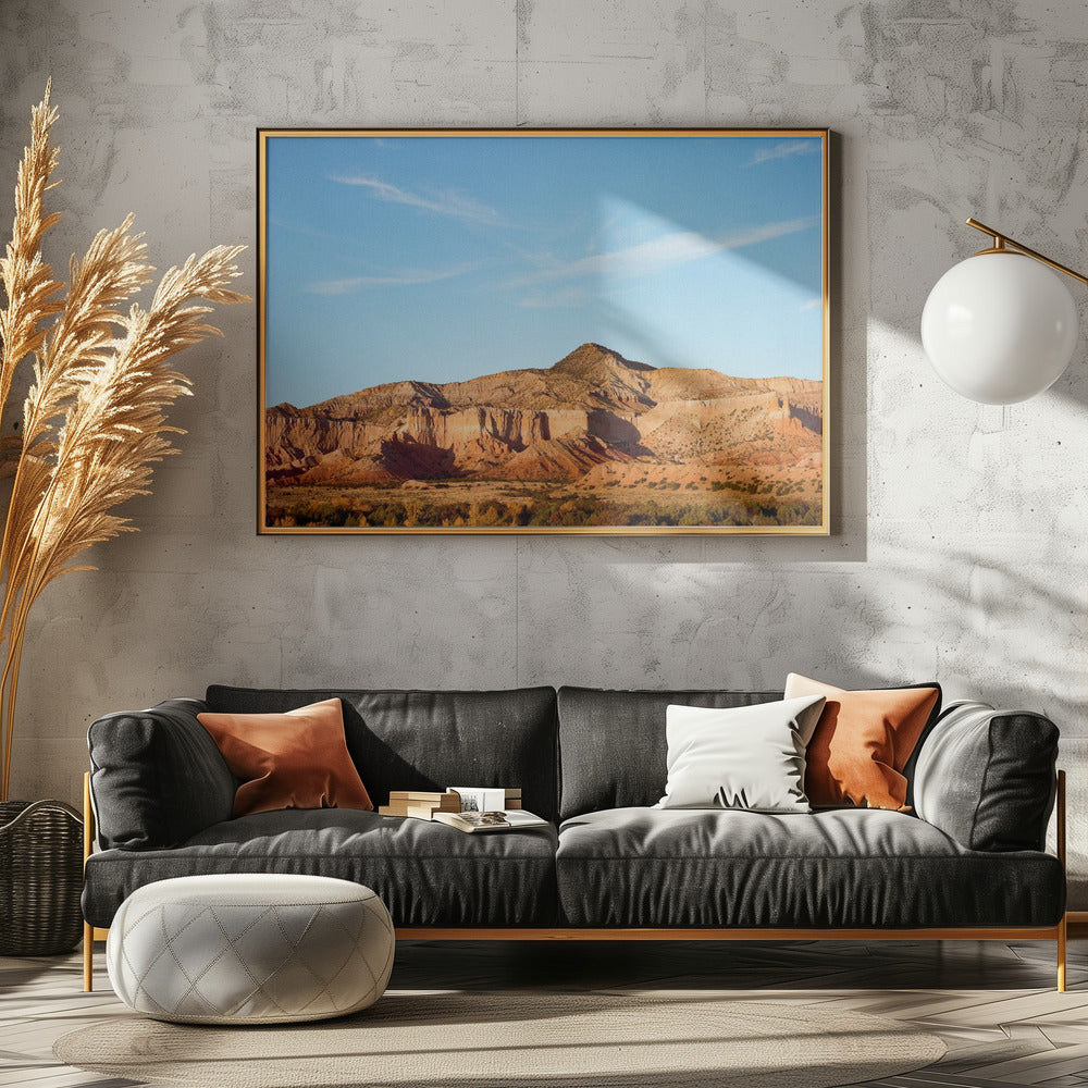 Zonsondergang bij Ghost Ranch | Canvas