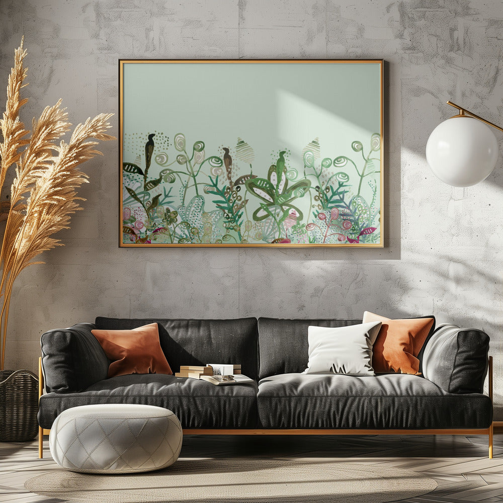 Muurschildering Onder de Zee | Poster