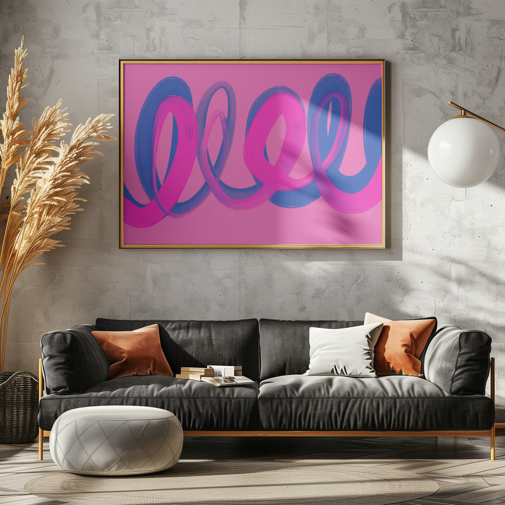 Neon Ribbon Dance | Canvas