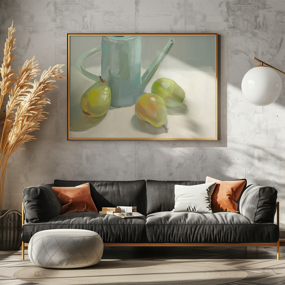 Kruik en peren | Poster