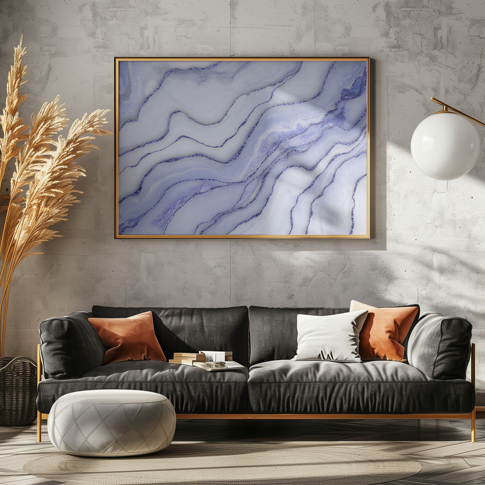 Marmer Luxe Blauw | Canvas