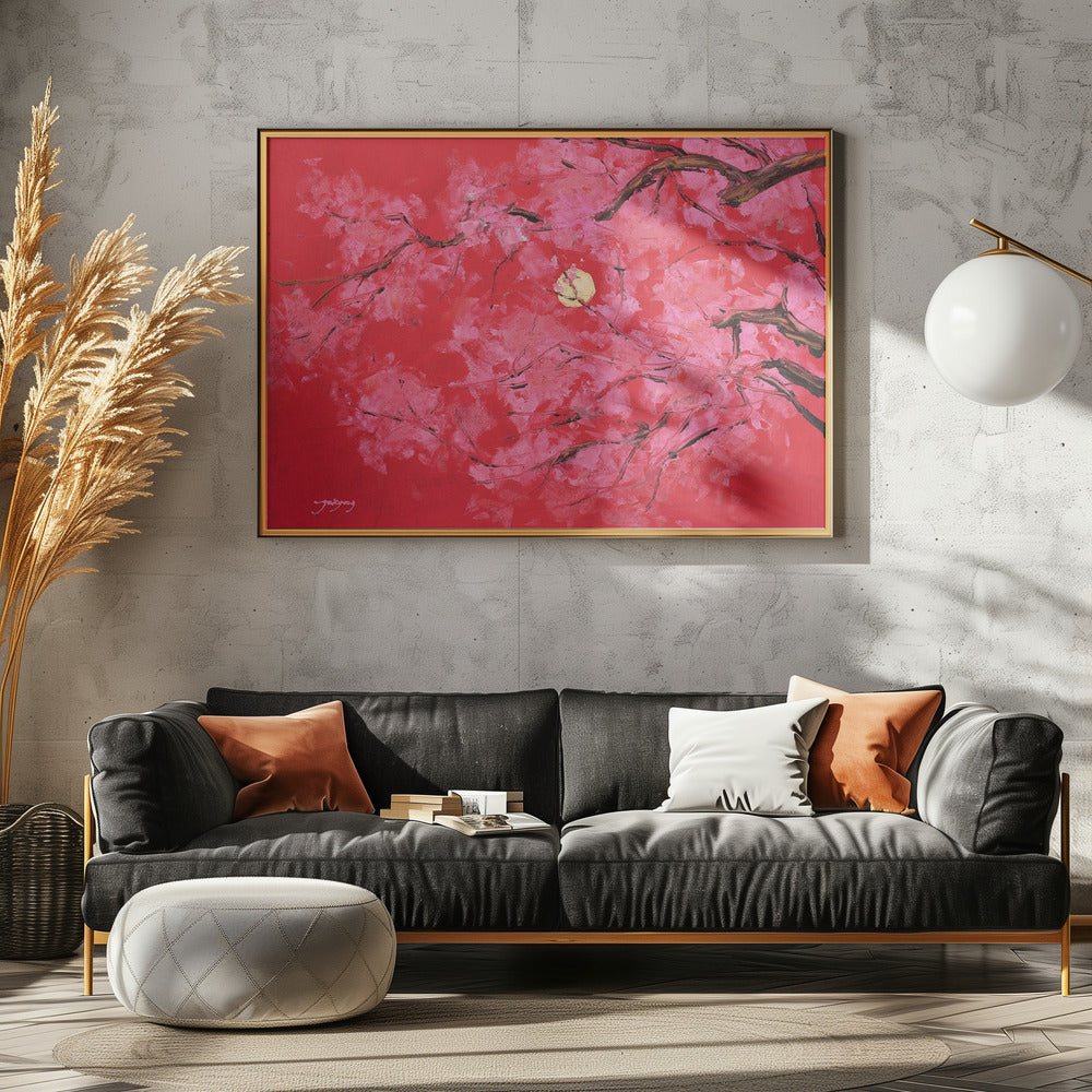 Rode maan | Canvas