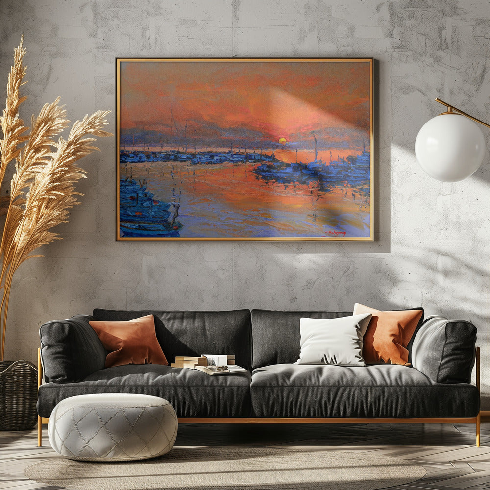 Zonsondergang | Canvas