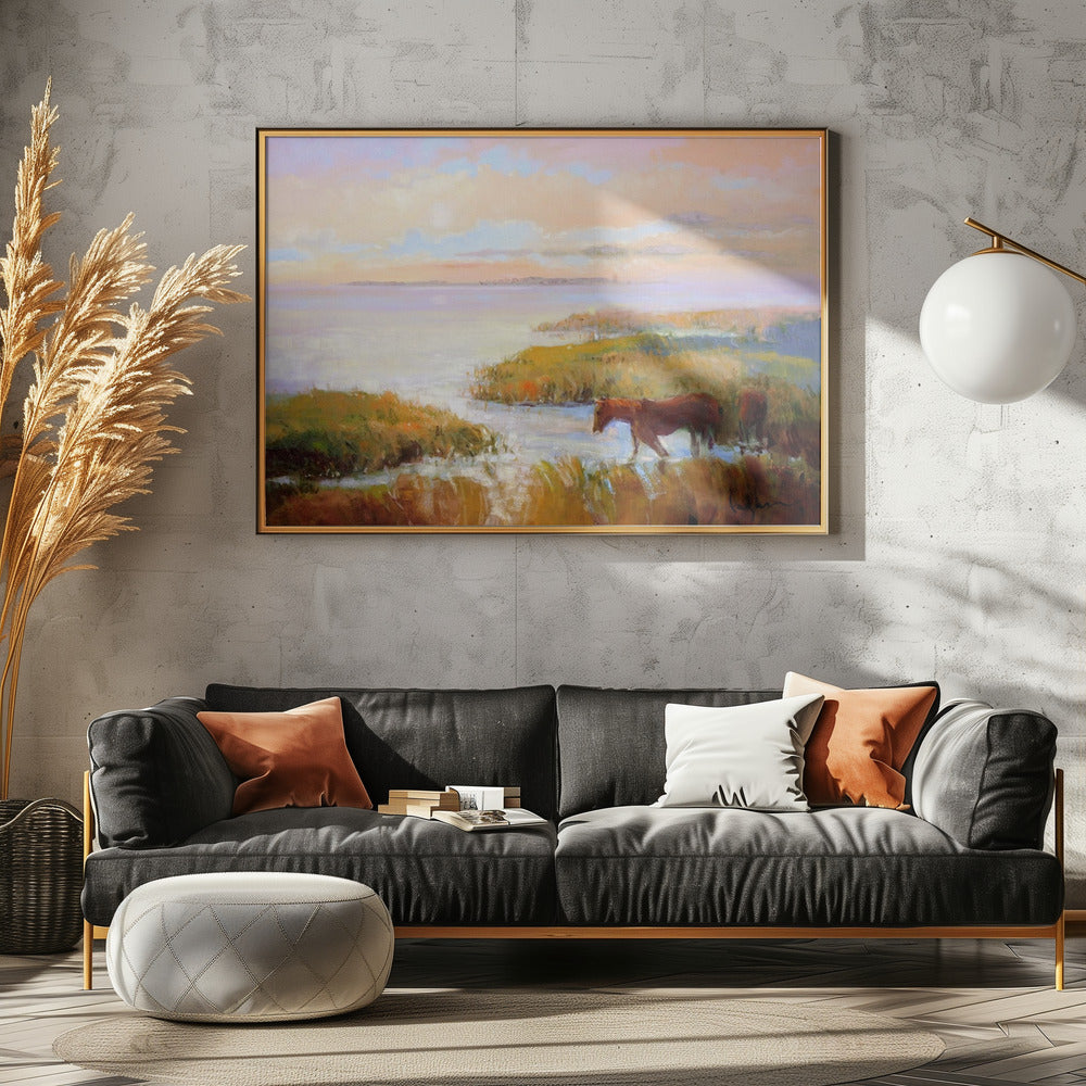 Sereen moeraslandschap | Poster