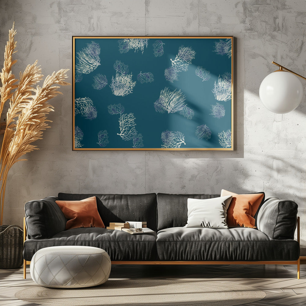 Blue Coral Mix | Canvas