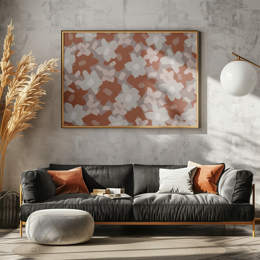 Floral Harmony Burst | Canvas