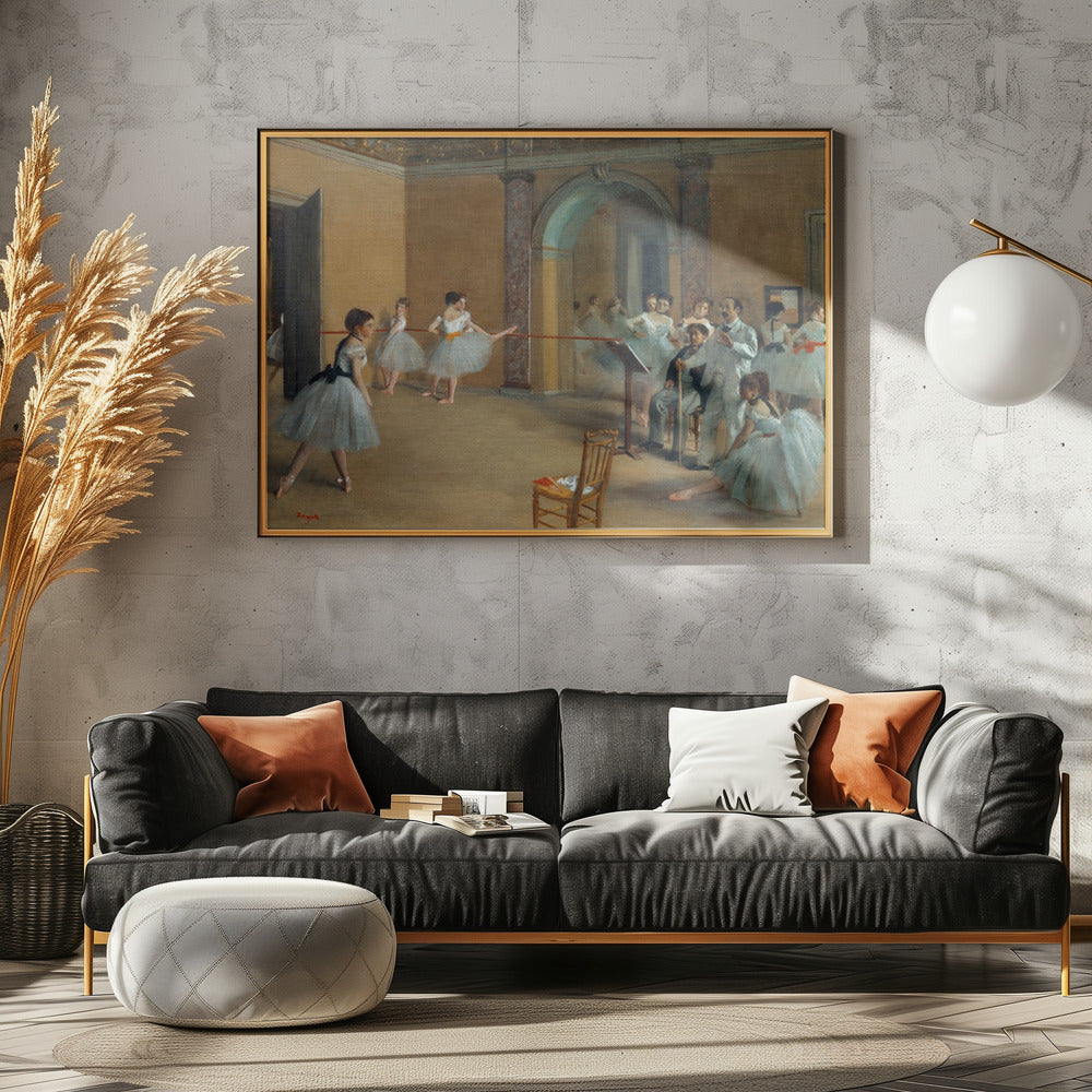 The Dance Foyer At the Opera On the Rue Le Peletier | Poster