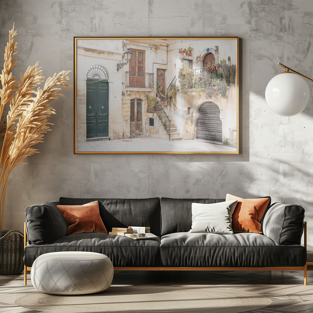 Straten in Syracuse #2, Italië | Poster
