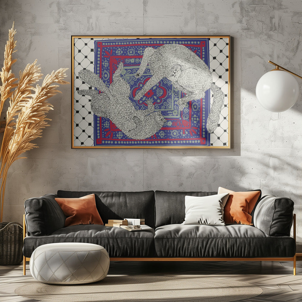 Slapende katten | Canvas