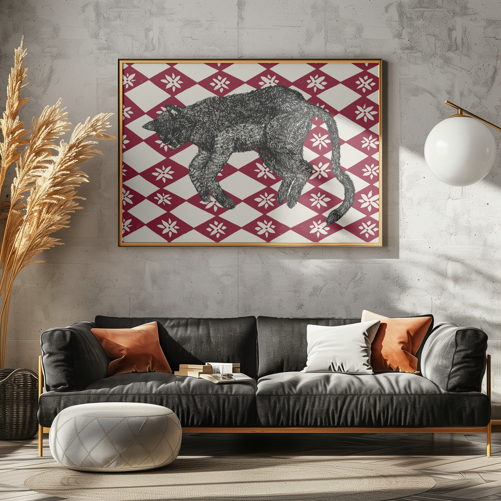 Slapende kat I | Poster