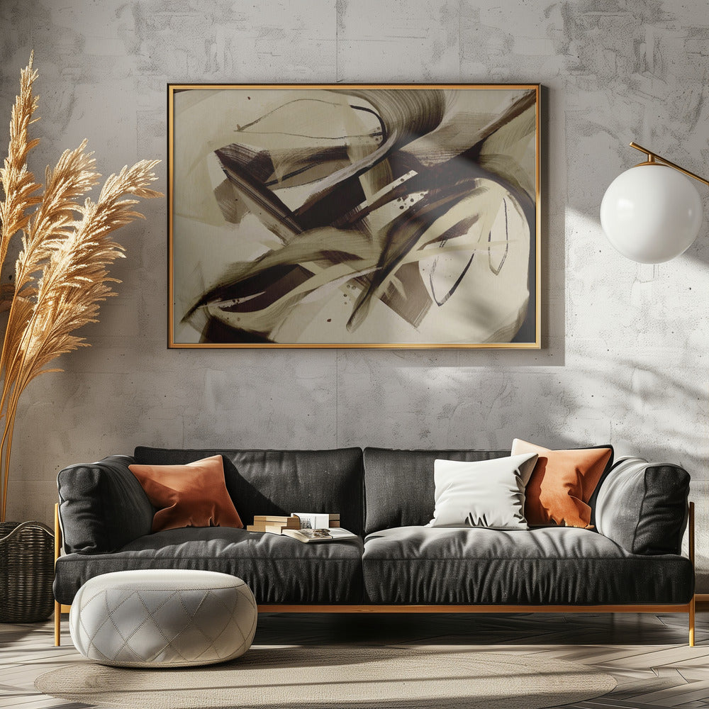 Elegantie in beweging | Canvas