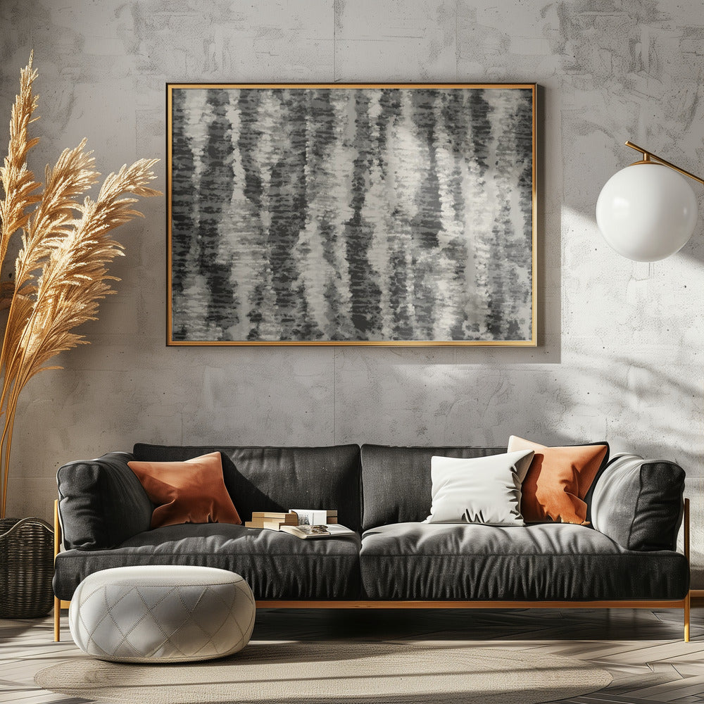 Monochrome strepen | Poster