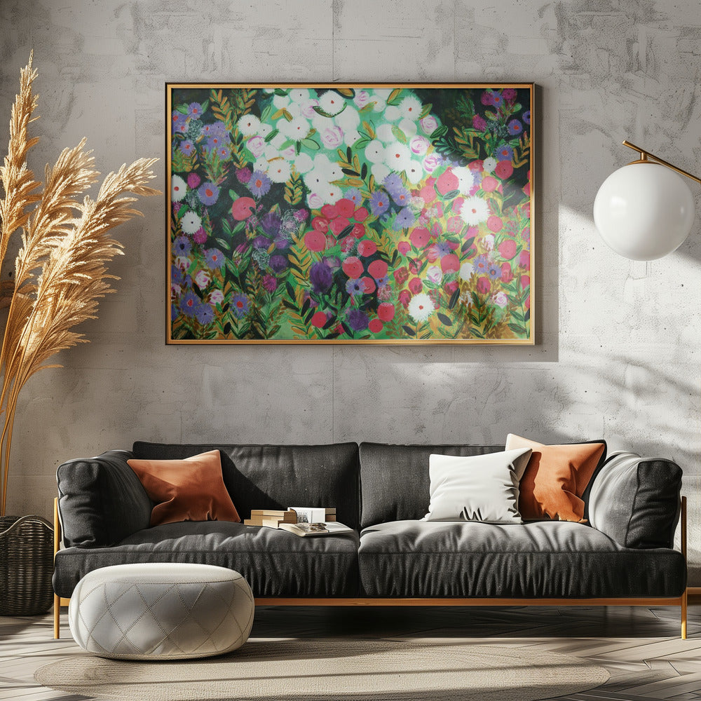 Middernachttuin tint | Canvas