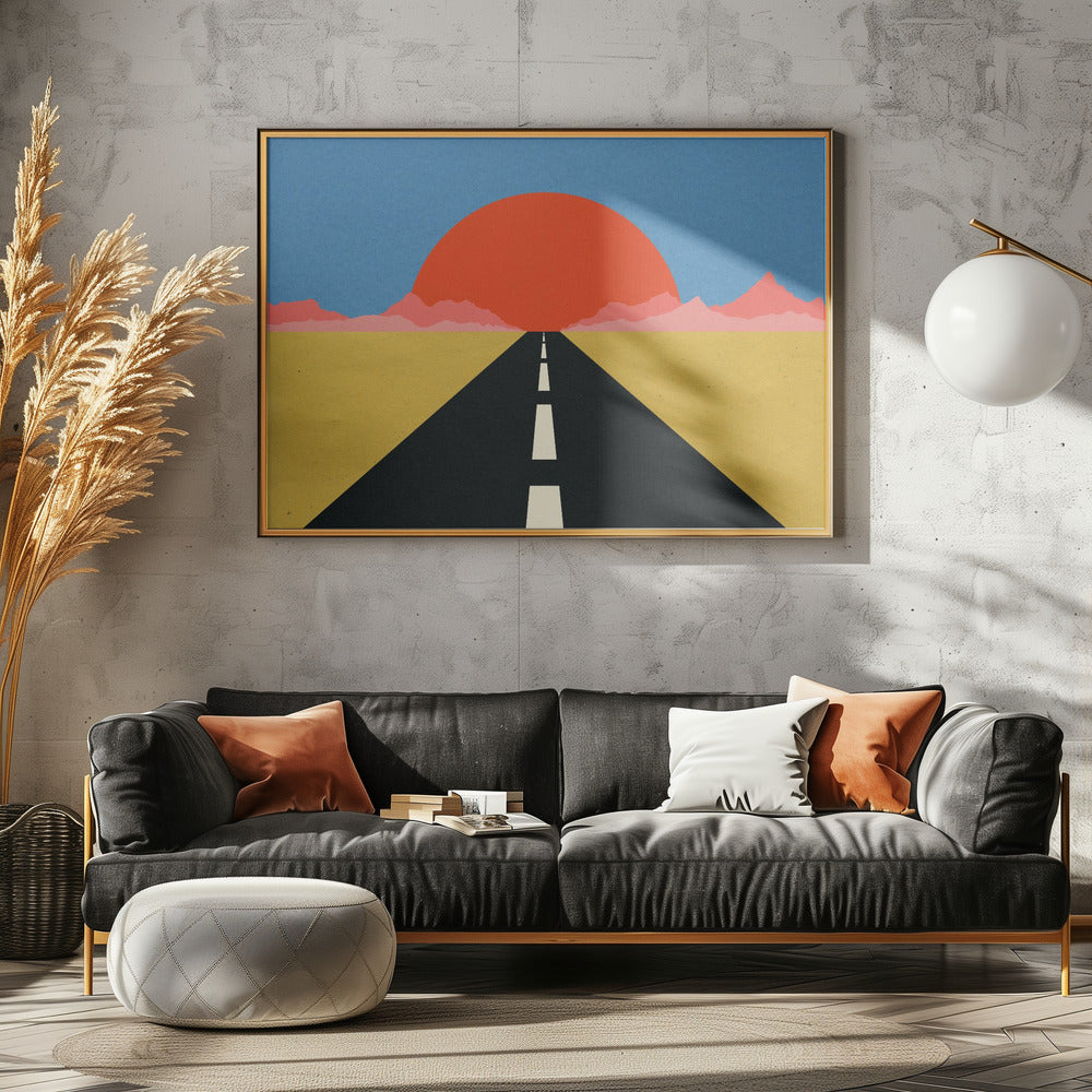 Weg naar de zon | Canvas