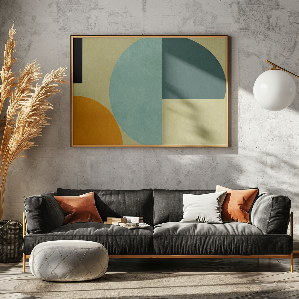 Regenboog Plus Vormen3 | Canvas