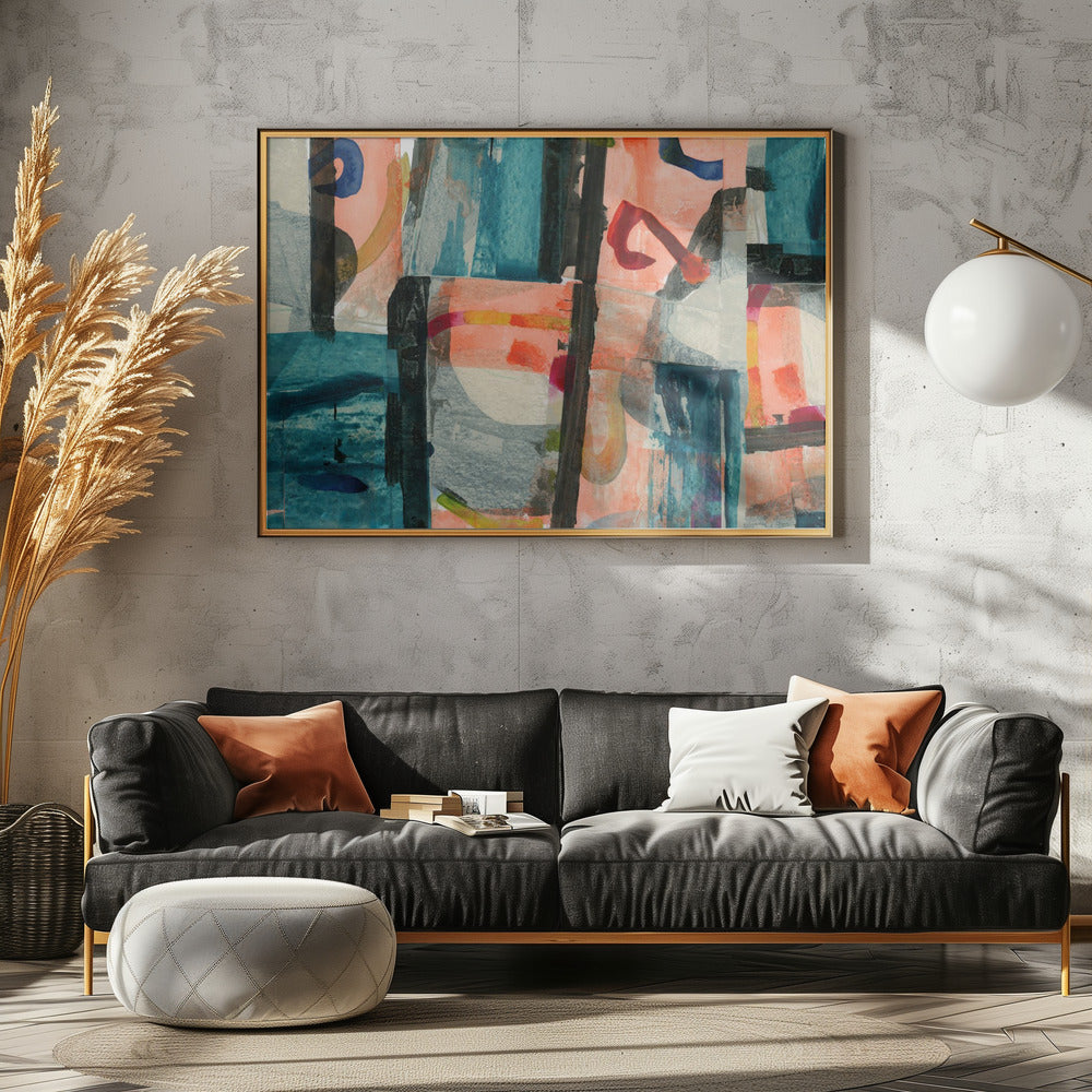 Multi Abstracte Vormen 2 | Canvas