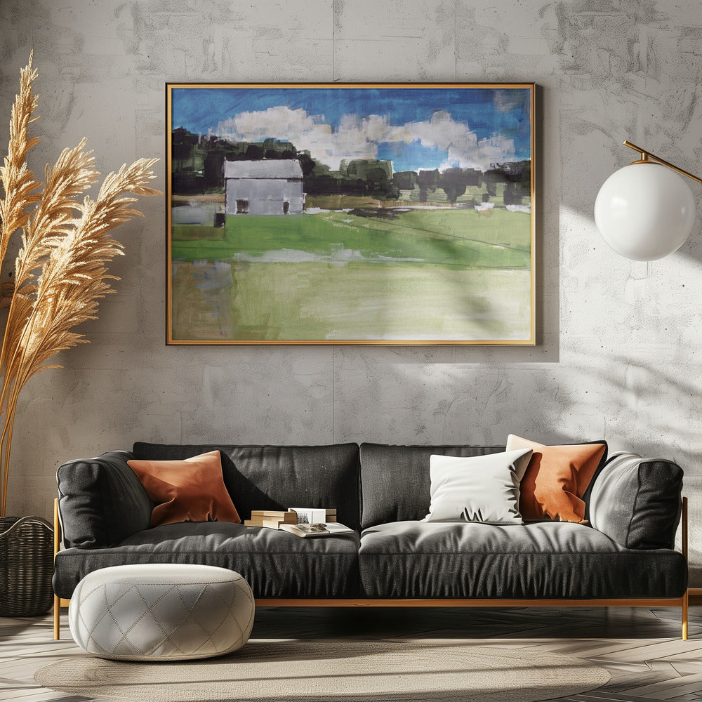 Barren Farm Barn Print nr. 2 | Poster
