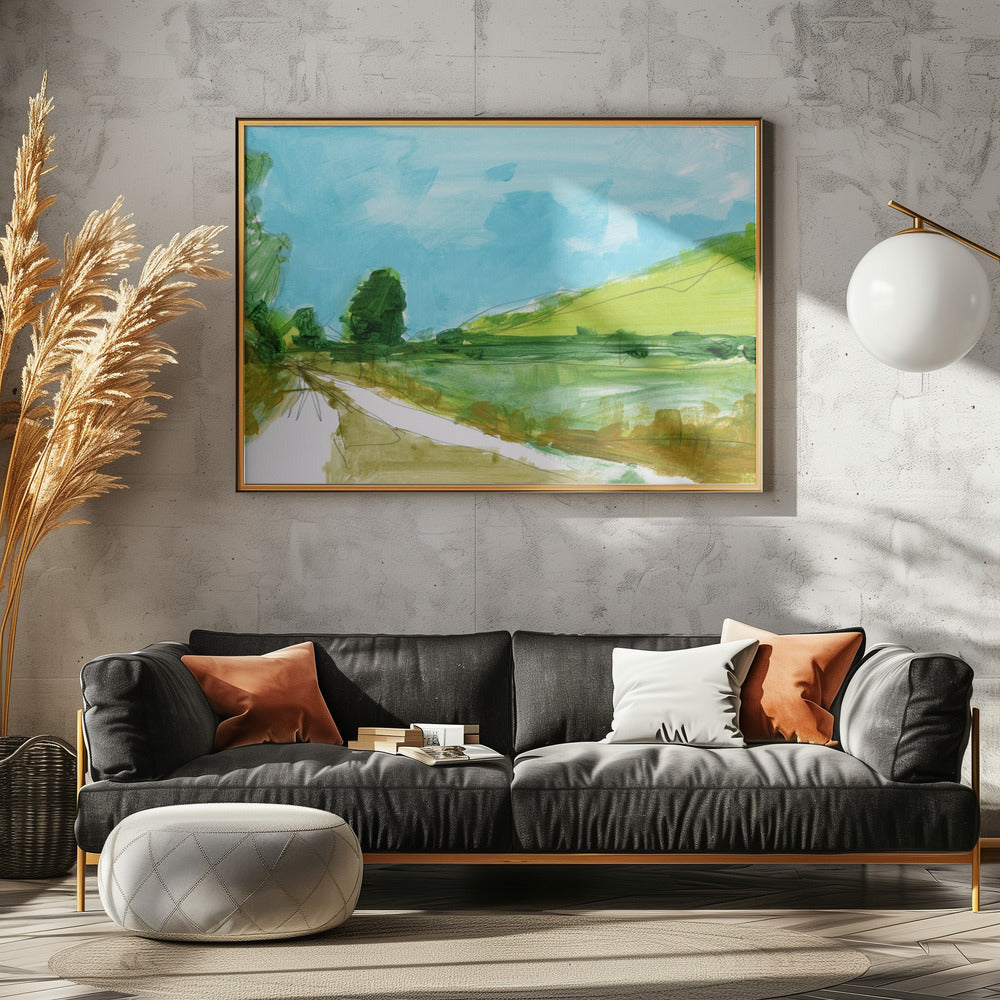 Landelijk Landschap 3 | Poster
