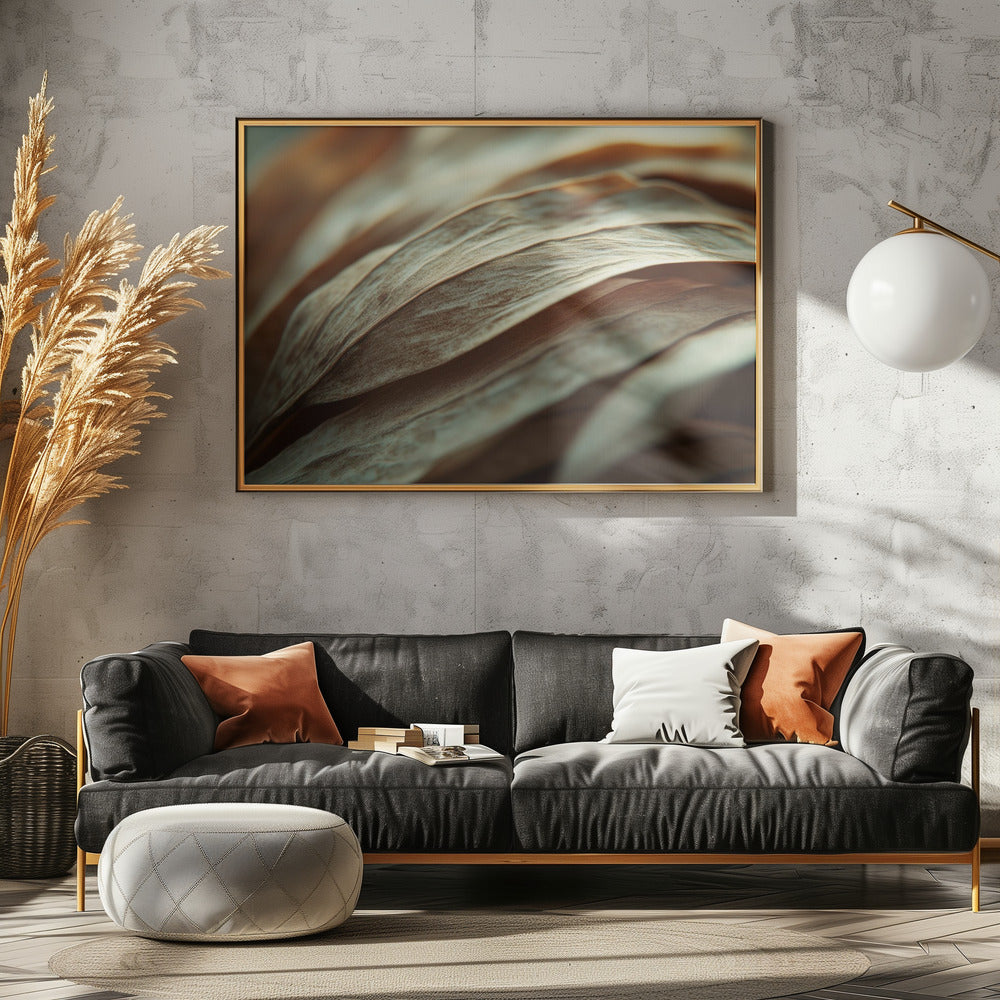 Golvende bloemblaadjes | Canvas