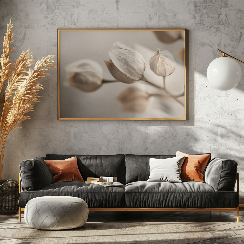Fluisterende Bloemblaadjes | Canvas
