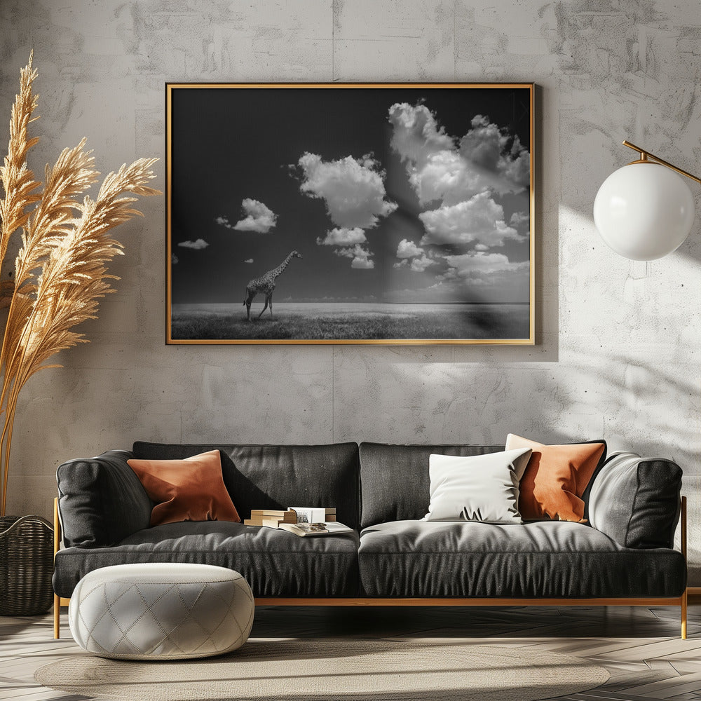 Weg met de wolken | Canvas