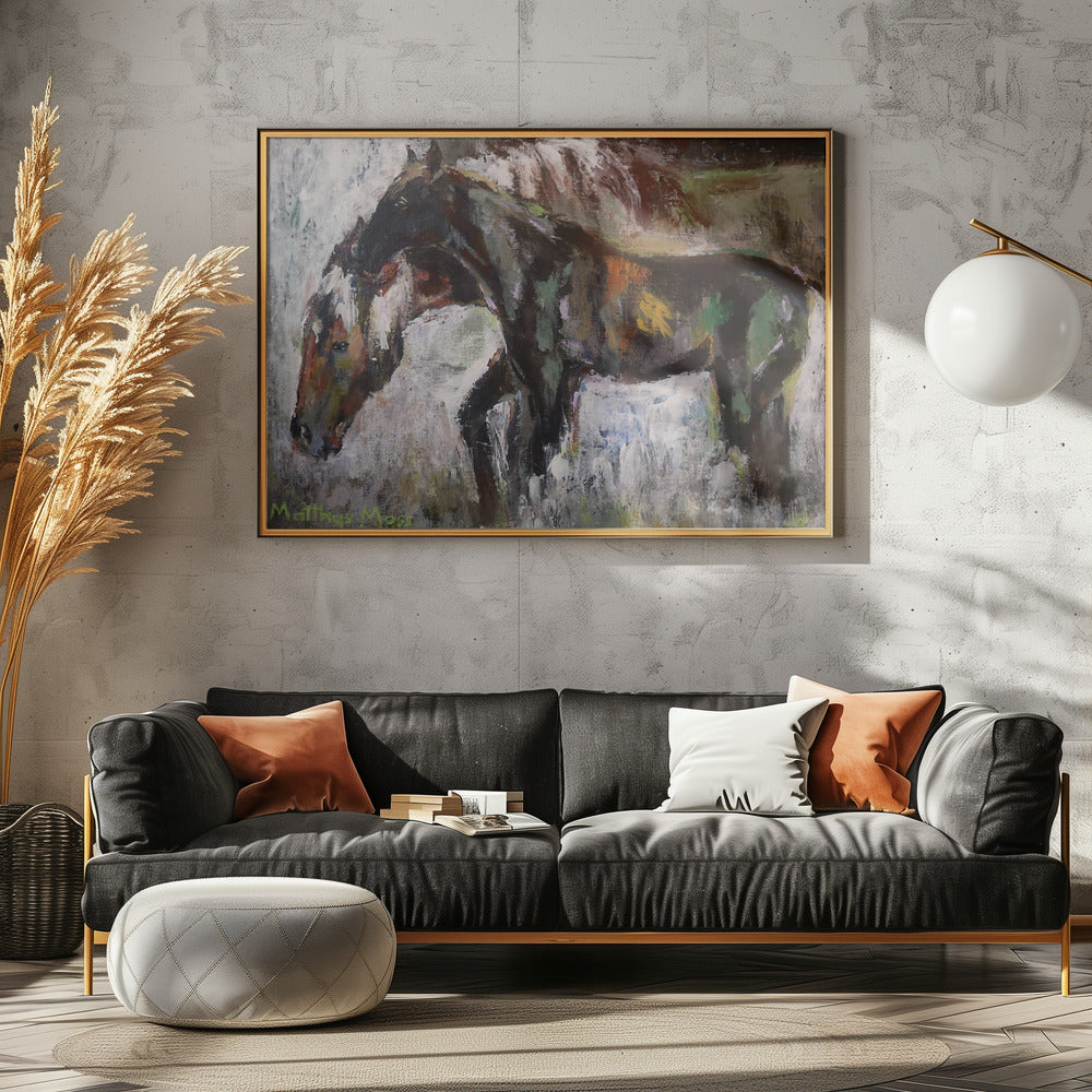 Leun op mij | Canvas