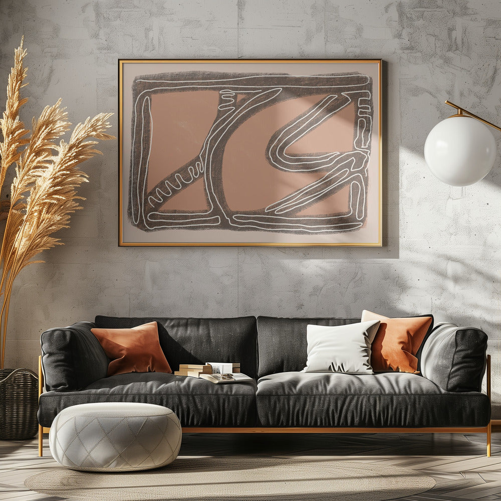 Abstracte Pantone-kleur | Poster