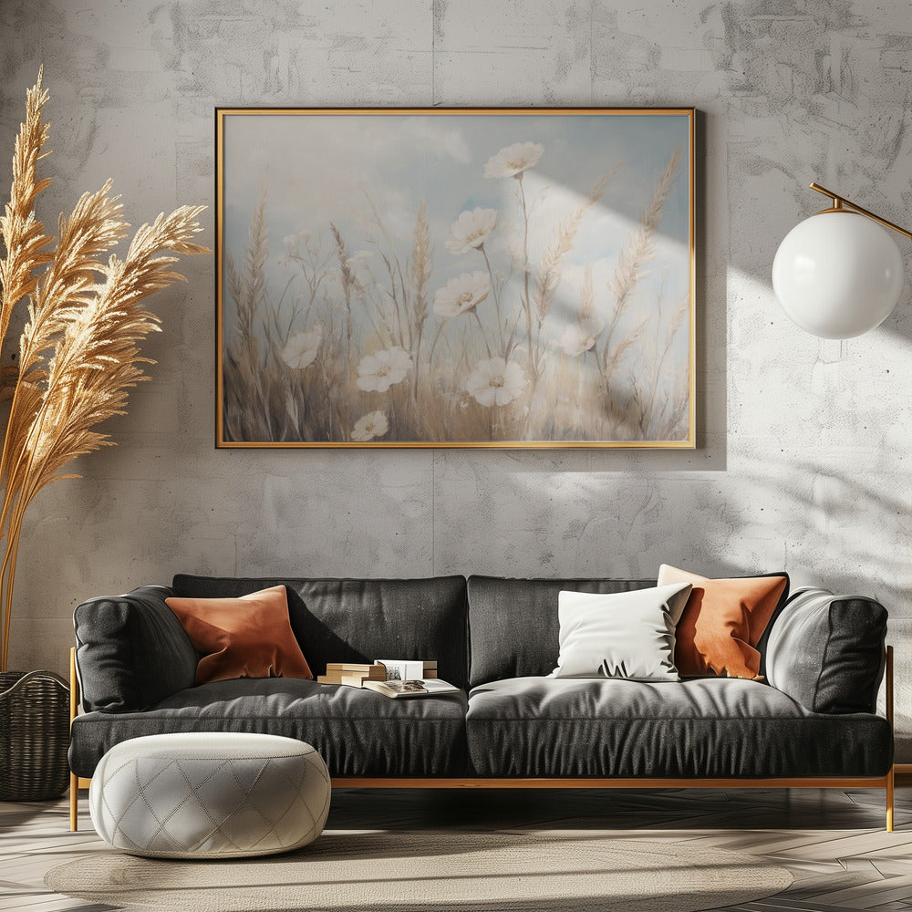 Serene weidebloesems | Canvas