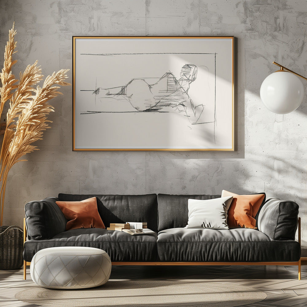 Étude Vrouwelijke No.9 | Canvas